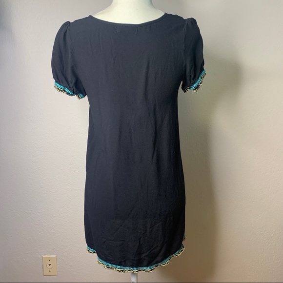 Papillon butterfly embroidered boho top - Picture 3 of 9